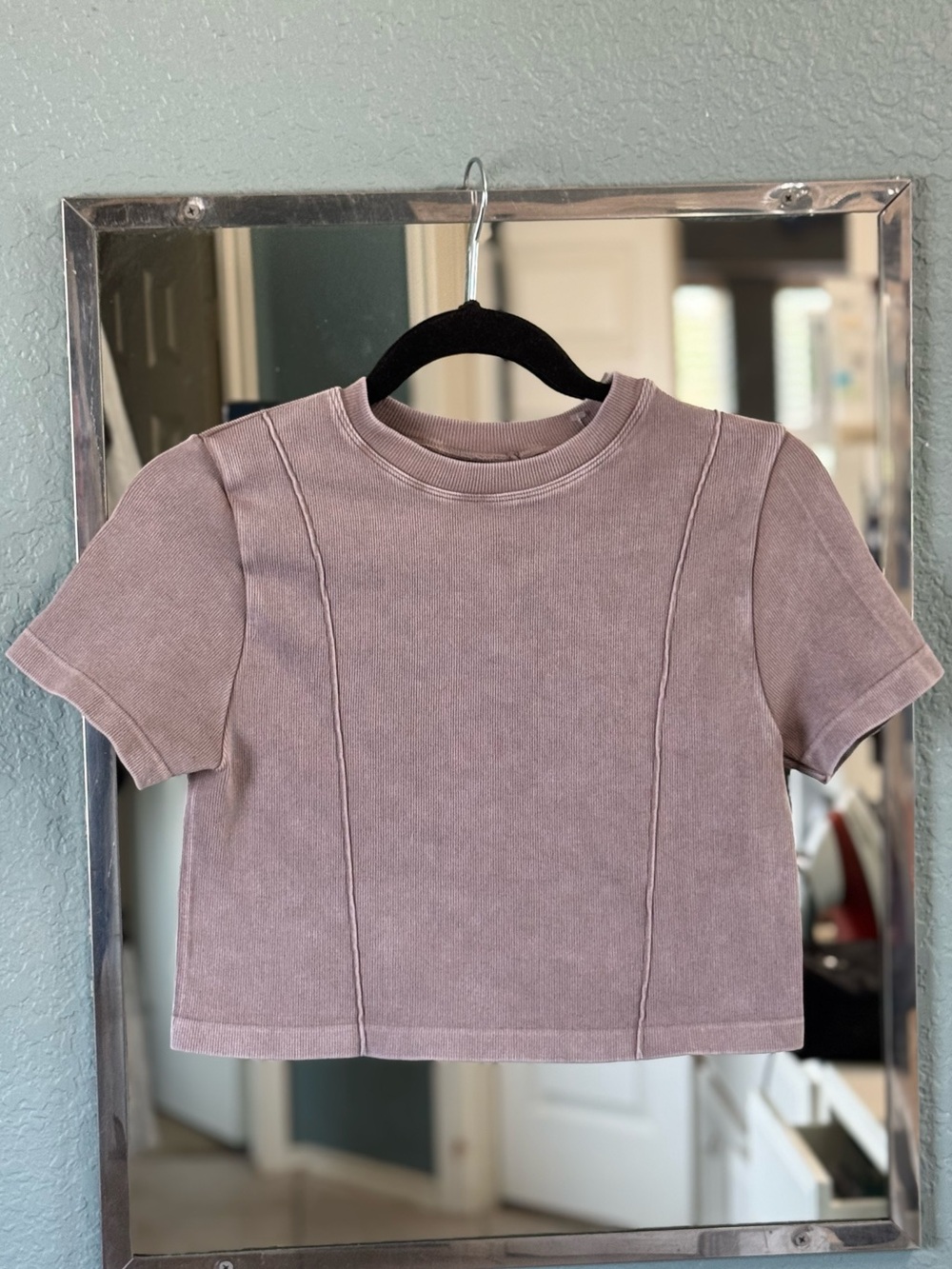 NWOT Self Esteem Y2K Supportive Ribbed Bra Crop Top Size XL